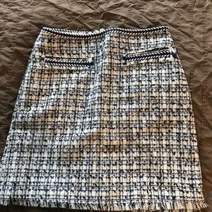 H&M blue & black skirt